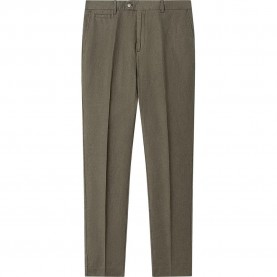Панталони тип чино Hackett HM2100097 Linen chino pants - Green (Army Green) панталони,тип,чино,мъжки,панталони,дамски,панталони,hackett,hm2100097,linen,chino,pants,green,(army,green)