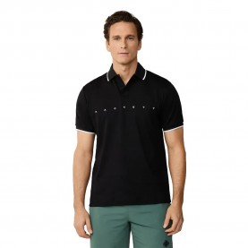 Hackett Hs Essential short sleeve polo - Black (Black) дамски,блузи,с,яка,мъжки,блузи,с,яка,hackett,hs,essential,short,sleeve,polo,black,(black)