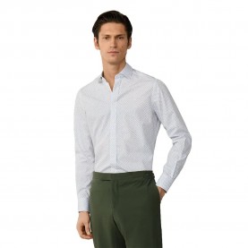 Риза с дълъг ръкав Hackett Mini Floral long sleeve shirt - White (Summer Blue) риза,с,дълъг,ръкав,дамски,ризи,мъжки,ризи,hackett,mini,floral,long,sleeve,shirt,white,(summer,blue)