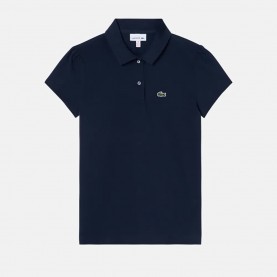 Lacoste kids 447026 short sleeve polo - Blue (Marine) дамски,блузи,с,яка,мъжки,блузи,с,яка,lacoste,kids,447026,short,sleeve,polo,blue,(marine)