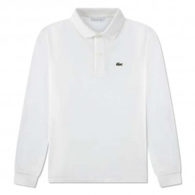 Lacoste kids 847387 long sleeve polo - White (White) дамски,блузи,с,яка,мъжки,блузи,с,яка,lacoste,kids,847387,long,sleeve,polo,white,(white)