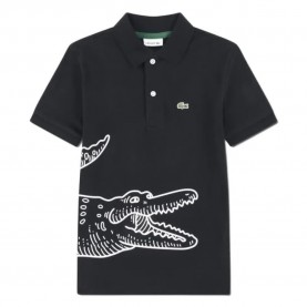 Lacoste kids 947042 short sleeve polo - Black (Black) дамски,блузи,с,яка,мъжки,блузи,с,яка,lacoste,kids,947042,short,sleeve,polo,black,(black)