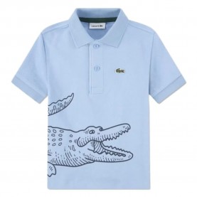 Lacoste kids 947042 short sleeve polo - Blue (Panorama) дамски,блузи,с,яка,мъжки,блузи,с,яка,lacoste,kids,947042,short,sleeve,polo,blue,(panorama)