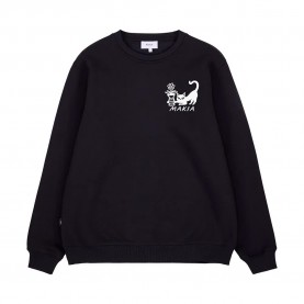 блуза,мъжки,пуловери,makia,blooming,sweatshirt,black,(black)