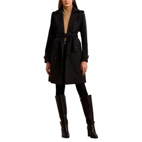 Палто Lauren 297967122 trench coat - Black (Black) палто,мъжки,якета,lauren,297967122,trench,coat,black,(black)