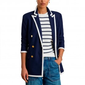 Сако Lauren By Ralph Lauren Tahir blazer - Blue (Refined Navy / White) сако,дамски,сака,lauren,by,ralph,lauren,tahir,blazer,blue,(refined,navy,white)