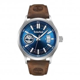 часовник,часовници,timberland,stainless,steel,case,blue,sunray,dial,brown,leather,strap,3,hand,woman,watch,brown,(assorted)