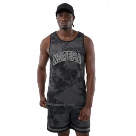 Тениска New era 60856188 sleeveless T-shirt - Grey (Black) тениска,мъжки,тениски,дамски,тениски,new,era,60856188,sleeveless,t,shirt,grey,(black)