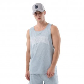 Тениска New era 60856237 sleeveless T-shirt - Blue (Pastel Blue) тениска,мъжки,тениски,дамски,тениски,new,era,60856237,sleeveless,t,shirt,blue,(pastel,blue)