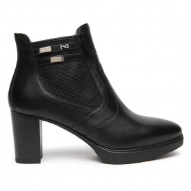 Nero giardini E615080D heel booties - Black (Black) дамски,боти,мъжки,боти,nero,giardini,e615080d,heel,booties,black,(black)