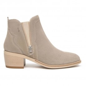 Nero giardini E615120D heel booties - Beige (Crete) дамски,боти,мъжки,боти,nero,giardini,e615120d,heel,booties,beige,(crete)