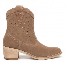 Nero giardini E615121D heel booties - Brown (Mou) дамски,боти,мъжки,боти,nero,giardini,e615121d,heel,booties,brown,(mou)