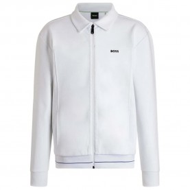 блуза,мъжки,пуловери,boss,member,full,zip,sweatshirt,white,(white)