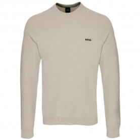 Блуза BOSS Momentum 10273795 sweater - Beige (Dark Beige) блуза,мъжки,пуловери,дамски,пуловери,boss,momentum,10273795,sweater,beige,(dark,beige)