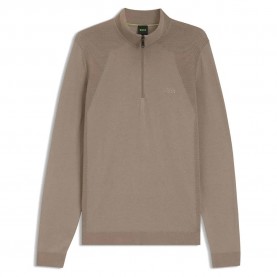 BOSS Momentum Lite 10278030 long sleeve polo - Beige (Light Pastel Green) дамски,блузи,с,яка,мъжки,блузи,с,яка,boss,momentum,lite,10278030,long,sleeve,polo,beige,(light,pastel,green)