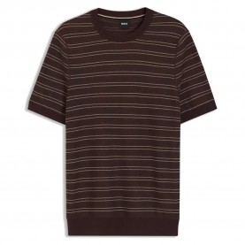 блуза,мъжки,пуловери,дамски,пуловери,boss,nalon,10278956,short,sleeve,sweater,brown,(dark,brown,206)