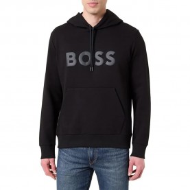 Блуза BOSS Soody 10256713 GREEN sweatshirt - Black (Black) блуза,мъжки,пуловери,boss,soody,10256713,green,sweatshirt,black,(black)