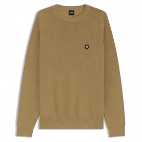 Блуза BOSS Ullian 10276789 sweater - Brown (Dark Beige) блуза,мъжки,пуловери,дамски,пуловери,boss,ullian,10276789,sweater,brown,(dark,beige)