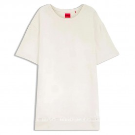 HUGO 50561598 short sleeve nightgown - White (Open White) дамски,пижами,hugo,50561598,short,sleeve,nightgown,white,(open,white)