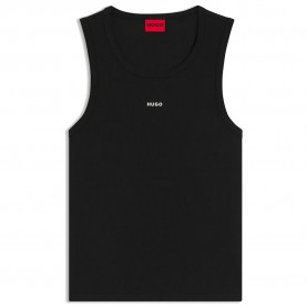 Тениска HUGO Dapota 10280082 sleeveless T-shirt - Black (Black) тениска,мъжки,тениски,дамски,тениски,hugo,dapota,10280082,sleeveless,t,shirt,black,(black)