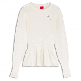 Блуза HUGO Sabanna 10276352 sweater - White (Open White) блуза,мъжки,пуловери,дамски,пуловери,hugo,sabanna,10276352,sweater,white,(open,white)