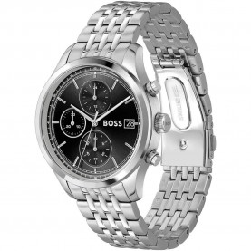 Часовник BOSS 1514328 41mm watch - Silver (Silver / Black) часовник,часовници,boss,1514328,41mm,watch,silver,(silver,black)