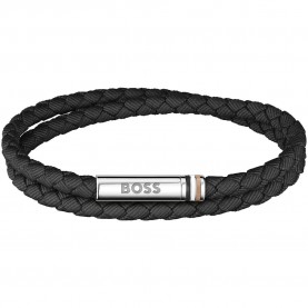 бижутерия,hugo,1580796,bracelet,silver,(black)