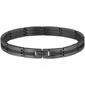 HUGO 1580804 bracelet - Silver (Black / Silver) бижутерия,hugo,1580804,bracelet,silver,(black,silver)