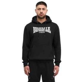 суичър,мъжки,пуловери,lonsdale,bickington,hoodie,black,(black,white)