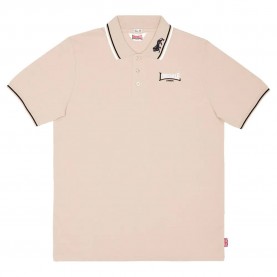 дамски,блузи,с,яка,мъжки,блузи,с,яка,lonsdale,lion,short,sleeve,polo,beige,(sand,black,white)