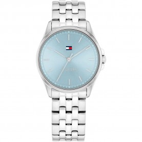 Часовник Tommy hilfiger Jade 30mm woman watch - Silver (Silver / Glacial Blue) часовник,часовници,tommy,hilfiger,jade,30mm,woman,watch,silver,(silver,glacial,blue)