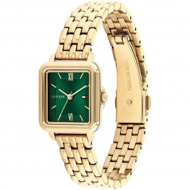 часовник,часовници,tommy,hilfiger,mia,24mm,woman,watch,golden,(gold,emerald,green)