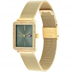 Часовник Tommy hilfiger Tea 21mm woman watch - Golden (Gold / Matcha Green) часовник,часовници,tommy,hilfiger,tea,21mm,woman,watch,golden,(gold,matcha,green)