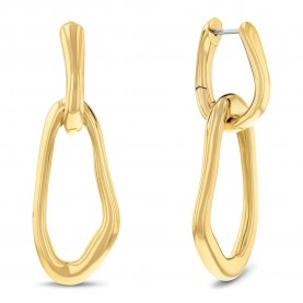 бижутерия,calvin,klein,statement,links,earrings,golden,(gold)