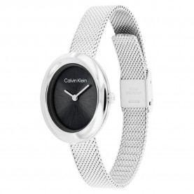 часовник,часовници,calvin,klein,twisted,bezel,24mm,woman,watch,silver,(silver,black)