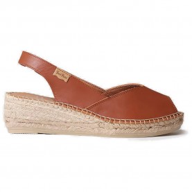 Сандали на платформа Toni pons Bernia-P esparto wedge sandals - Brown (Nougat) сандали,на,платформа,дамски,сандали,и,чехли,toni,pons,bernia,p,esparto,wedge,sandals,brown,(nougat)