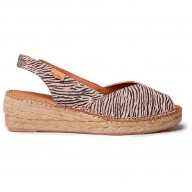 Сандали на платформа Toni pons Bernia-Zb esparto wedge sandals - Brown (Zebra) сандали,на,платформа,дамски,сандали,и,чехли,toni,pons,bernia,zb,esparto,wedge,sandals,brown,(zebra)