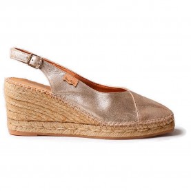 Сандали на платформа Toni pons Brenda-As esparto wedge sandals - Brown (Champagne) сандали,на,платформа,дамски,сандали,и,чехли,toni,pons,brenda,as,esparto,wedge,sandals,brown,(champagne)