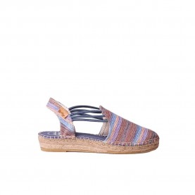 Toni pons Noa-Hv Wedge Espadrilles - Multicolor (Blue) дамски,еспадрили,toni,pons,noa,hv,wedge,espadrilles,multicolor,(blue)