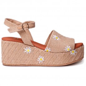 Сандали на платформа Toni pons Seul esparto wedge sandals - Beige (Natural) сандали,на,платформа,дамски,сандали,и,чехли,toni,pons,seul,esparto,wedge,sandals,beige,(natural)