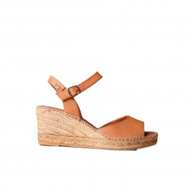 Сандали на платформа Toni pons Sia-P esparto wedge sandals - Brown (Leather) сандали,на,платформа,дамски,сандали,и,чехли,toni,pons,sia,p,esparto,wedge,sandals,brown,(leather)