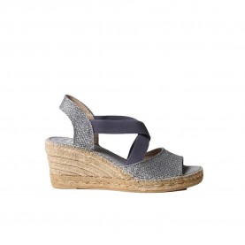 Сандали на платформа Toni pons Sol-S esparto wedge sandals - Grey (Lead Grey) сандали,на,платформа,дамски,сандали,и,чехли,toni,pons,sol,s,esparto,wedge,sandals,grey,(lead,grey)