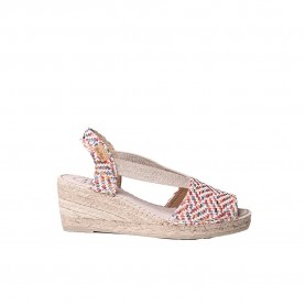 Сандали на платформа Toni pons Teide-Ms esparto wedge sandals - Beige (Multicolor) сандали,на,платформа,дамски,сандали,и,чехли,toni,pons,teide,ms,esparto,wedge,sandals,beige,(multicolor)