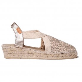 Toni pons Vera-Rl Wedge Espadrilles - Beige (Platinum) дамски,еспадрили,toni,pons,vera,rl,wedge,espadrilles,beige,(platinum)