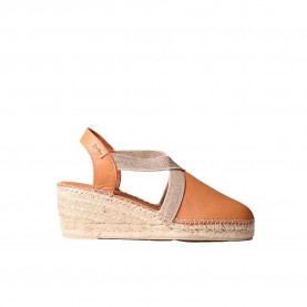 Toni pons Tossa Wedge Espadrilles - Brown (Leather) дамски,еспадрили,toni,pons,tossa,wedge,espadrilles,brown,(leather)