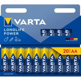 батерии,varta,longlife,power,lr6,aa,alkaline,batteries,20,units,clear,(blue,yellow)