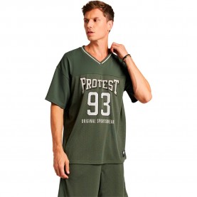Тениска Protest Ainsley short sleeve T-shirt - Green (Thyme) тениска,мъжки,тениски,дамски,тениски,protest,ainsley,short,sleeve,t,shirt,green,(thyme)
