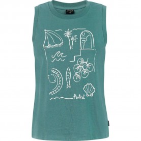 Тениска Protest Another sleeveless T-shirt - Green (Laurel Green) тениска,мъжки,тениски,дамски,тениски,protest,another,sleeveless,t,shirt,green,(laurel,green)