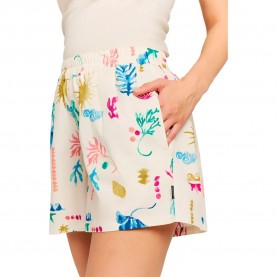 Къси панталони Protest Escape shorts - White (Canvas Off White) къси,панталони,мъжки,панталони,дамски,панталони,protest,escape,shorts,white,(canvas,off,white)