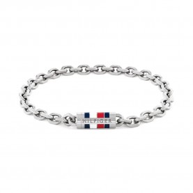 Tommy hilfiger Bruch bracelet - Silver (Silver / Red) бижутерия,tommy,hilfiger,bruch,bracelet,silver,(silver,red)